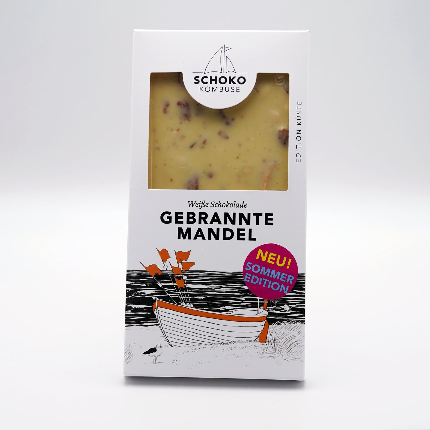 Gebrannte Mandel weiße Schokolade